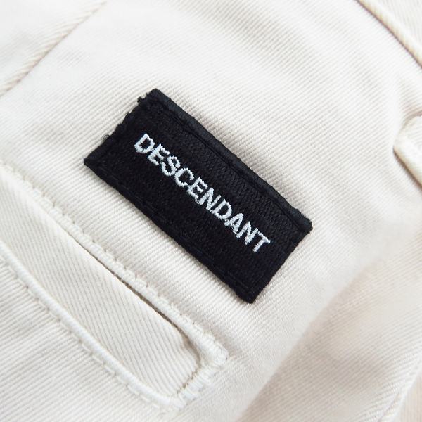 実際に弊社で買取させて頂いたDESCENDANT/ディセンダント タック コットンパンツ/1の画像 3枚目