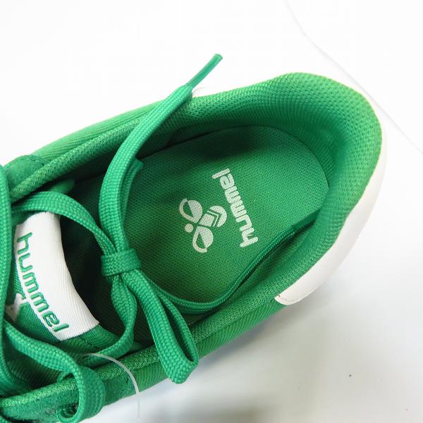 実際に弊社で買取させて頂いた【未使用】hummel/ヒュンメル  SLIMMER STADIL LOW スニーカー fern green 63-383/25.5の画像 4枚目