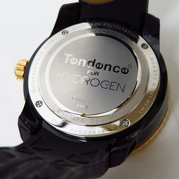 実際に弊社で買取させて頂いたTendence×HYDROGEN/テンデンス×ハイドロゲン ガリバースカル クォーツ/腕時計 05023015の画像 3枚目