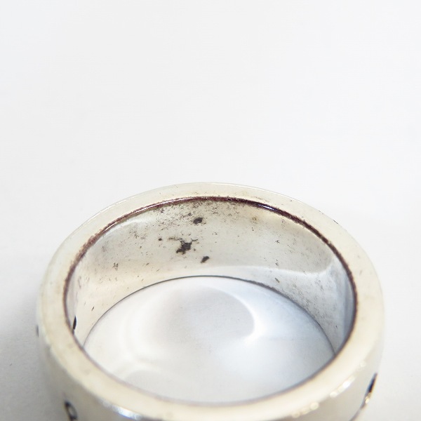 実際に弊社で買取させて頂いた【ギャラ付】CRAZY PIG/クレイジーピッグ CROP CIRCLES リング 21号の画像 6枚目