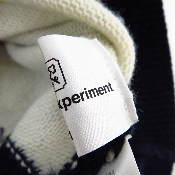 実際に弊社で買取させて頂いたuniform experiment/ユニフォームエクスペリメント ジオメトリック クルーネックニット の画像 3枚目