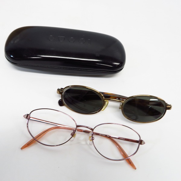 実際に弊社で買取させて頂いたGUCCI/グッチ Christian Dior/クリスチャンディオール サングラス/アイウェア/メガネフレーム gg-1614/s cd-7524j 2点セットの画像 9枚目