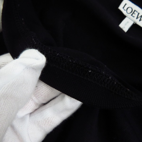 実際に弊社で買取させて頂いた【JPタグ】LOEWE/ロエベ アナグラム ロゴ刺繍 半袖/ハーフスリーブ Tシャツ/カットソー H6109230CR Size：XLの画像 5枚目