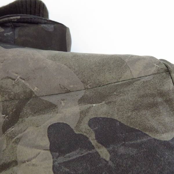 実際に弊社で買取させて頂いたAKM/エーケーエム カモフラ レイヤード中綿ジャケット/Mの画像 7枚目