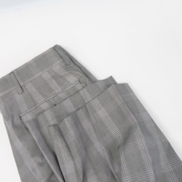 実際に弊社で買取させて頂いた【未使用】DRIES VAN NOTEN/ドリスヴァンノッテン PECAN 9168 チェックパンツ/44の画像 4枚目