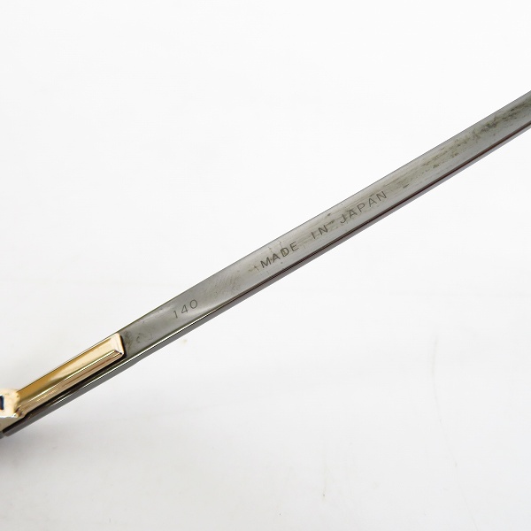 実際に弊社で買取させて頂いたALFRED DUNHILL/アルフレッドダンヒル メガネフレーム 度入り 937の画像 4枚目