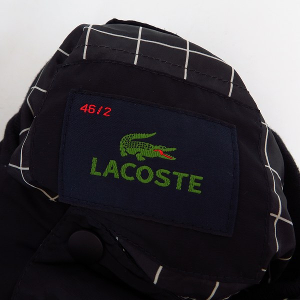 実際に弊社で買取させて頂いたLACOSTE/ラコステ ワンポイントロゴ  パーカー フーディ ベスト トップス/アウター/size:2 3点セットの画像 1枚目