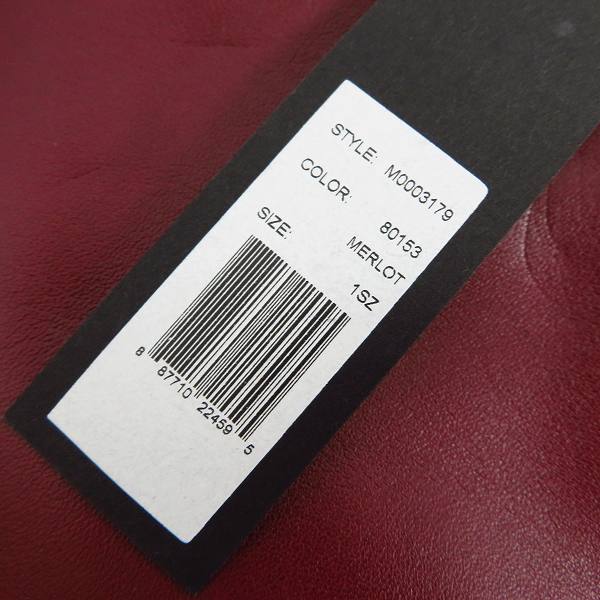 実際に弊社で買取させて頂いた【未使用】MARC BY MARC JACOBS/マークバイマークジェイコブス 2WAY レザー ショルダー/ハンドバッグ M0003179の画像 4枚目