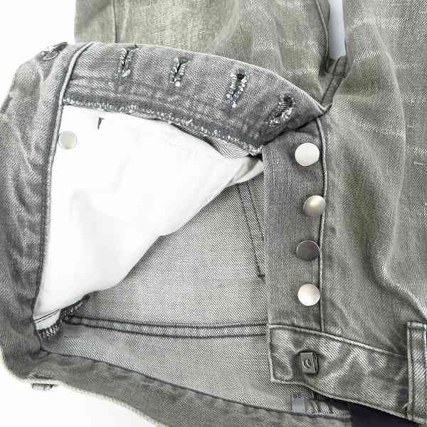 実際に弊社で買取させて頂いた【JPタグ】Dior HOMME/ディオールオム エディ期 ダメージ加工スキニーデニムパンツ 003D002TY046/26の画像 2枚目