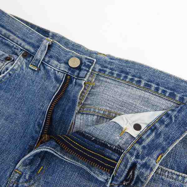 実際に弊社で買取させて頂いたBLUE BLUE/ブルーブルー PP24 グラデーションパッチ リペアジーンズ 30の画像 5枚目