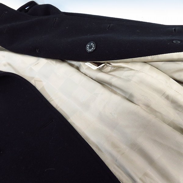 実際に弊社で買取させて頂いたMACKINTOSH/マッキントッシュ  ロングPコート ブラック size：40の画像 5枚目