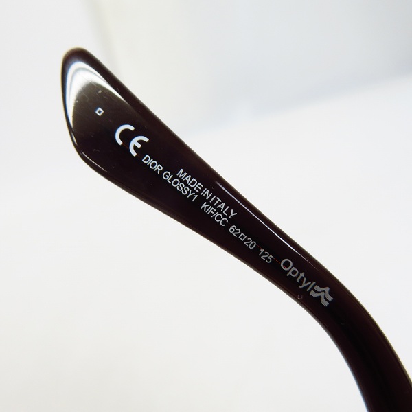 実際に弊社で買取させて頂いたChristian Dior/クリスチャンディオール GLOSSY1 KIF/CC サングラスの画像 5枚目