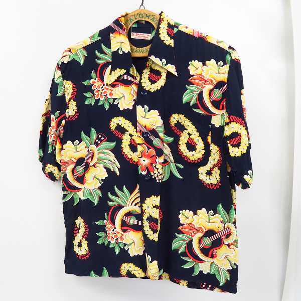 実際に弊社で買取させて頂いたSUN SURF/サンサーフ MACITOSH UKULELE/マッキントッシュ ウクレレ アロハ/ハワイアンシャツ SS30094/Size：S