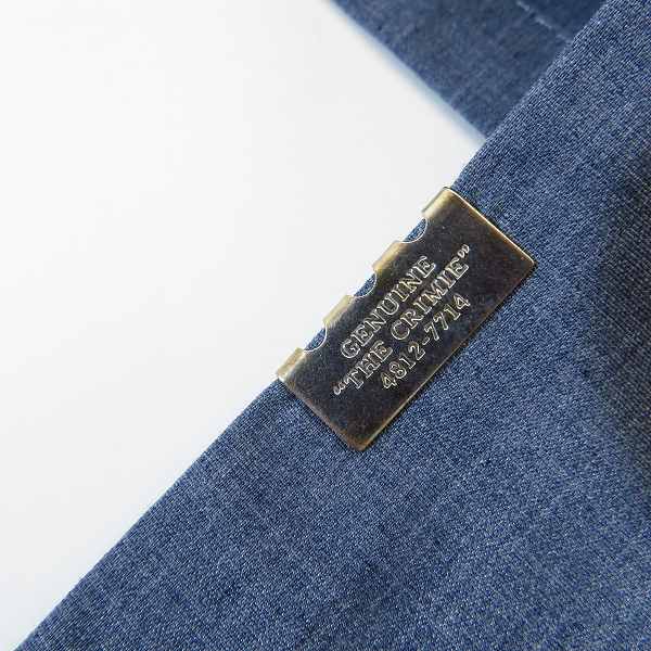 実際に弊社で買取させて頂いたTHE CRIMIE/クライミー L/Sオープンカラーシャツ/XLの画像 4枚目