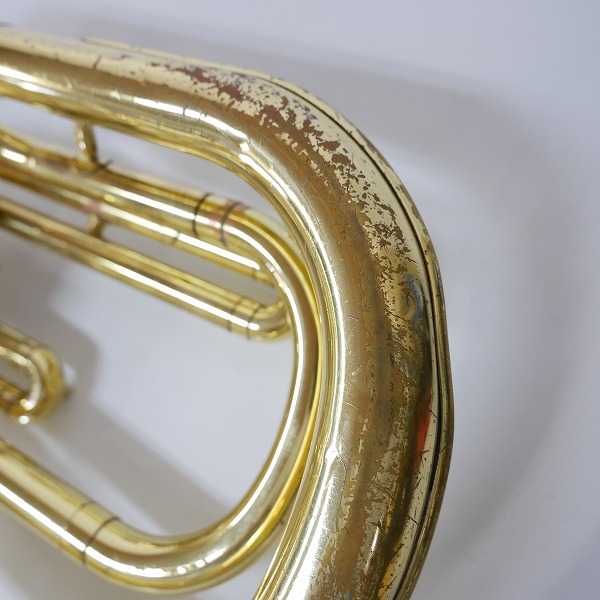 実際に弊社で買取させて頂いた★【ジャンク】YAMAHA/ヤマハ YAH-202 アルトホルン ハードケース付の画像 9枚目