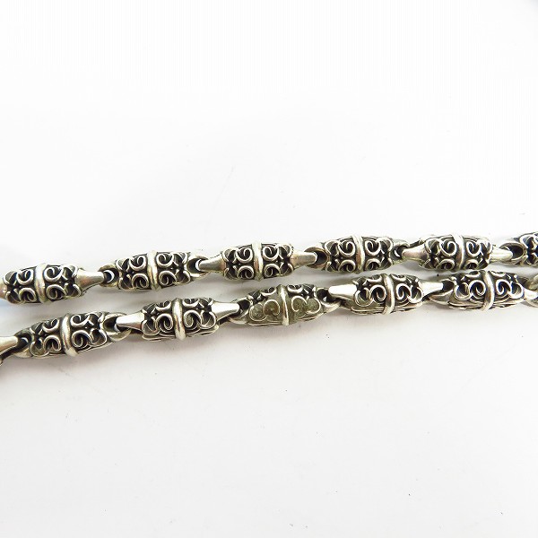 実際に弊社で買取させて頂いたDEAL DESIGN/ディールデザイン 2019SS collection ゲートスネークウォレットチェーン ヘックススターキーホルダー ２点セットの画像 5枚目