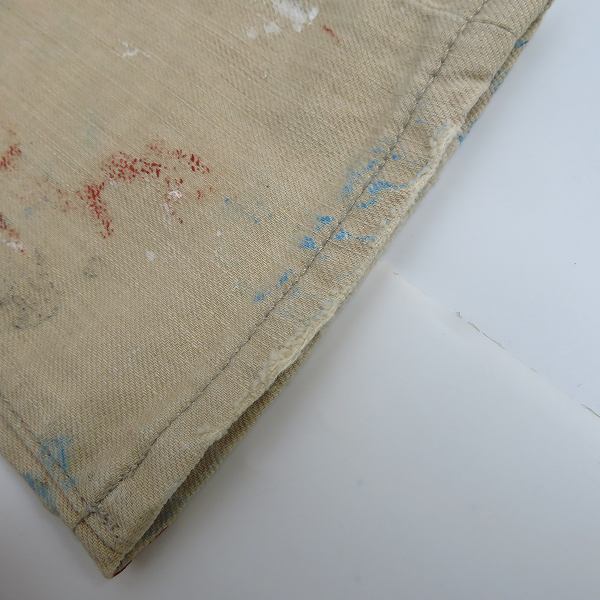 実際に弊社で買取させて頂いた【JPタグ】DIOR HOMME/ディオールオム 10SS ペンキ加工 スキニーデニムパンツ 0E31J2221420/26の画像 8枚目