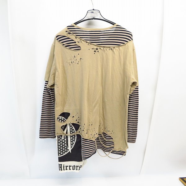 実際に弊社で買取させて頂いたMAISON MIHARA YASUHIRO/ミハラヤスヒロ フェイクレイヤード ロングスリーブTシャツ A00LT592 size：48の画像 1枚目
