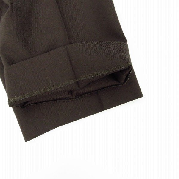 実際に弊社で買取させて頂いたMARNI/マルニ ウール スラックスパンツ ブラウン/46の画像 6枚目