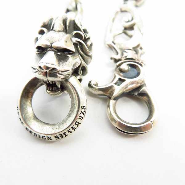 実際に弊社で買取させて頂いた【カスタム】DEAL DESIGN/ディールデザイン グランドライオンノッカー クリップブレスレットの画像 4枚目