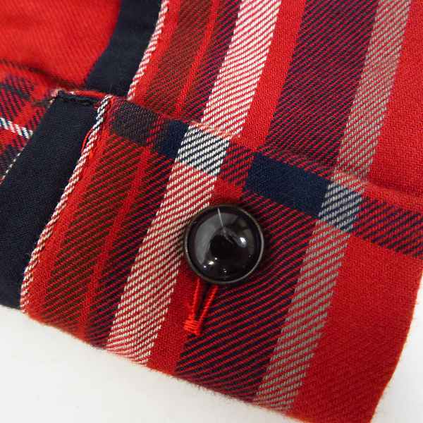 実際に弊社で買取させて頂いたDIET BUTCHER SLIM SKIN/ダイエットブッチャースリムスキン チェックシャツ/1の画像 6枚目