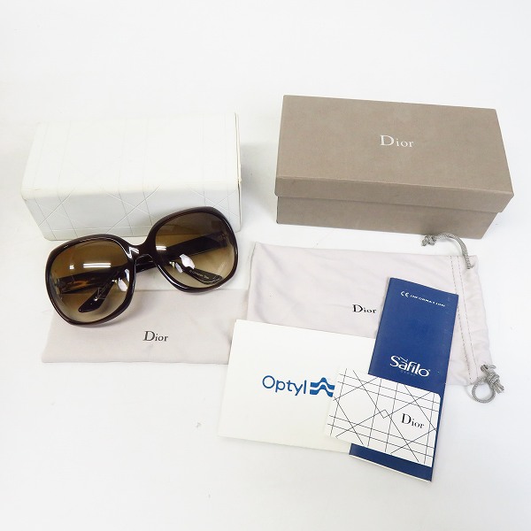 実際に弊社で買取させて頂いたChristian Dior/クリスチャンディオール GLOSSY1 KIF/CC サングラスの画像 9枚目