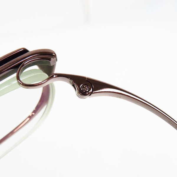 実際に弊社で買取させて頂いた999.9/フォーナインズ  度入り 眼鏡/メガネフレーム ヴィンテージモデル M-14の画像 6枚目