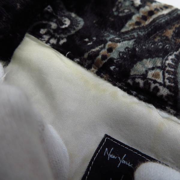 実際に弊社で買取させて頂いたNUMBER (N)INE/ナンバーナイン ペイズリー柄 ベロアシャツ/4の画像 6枚目