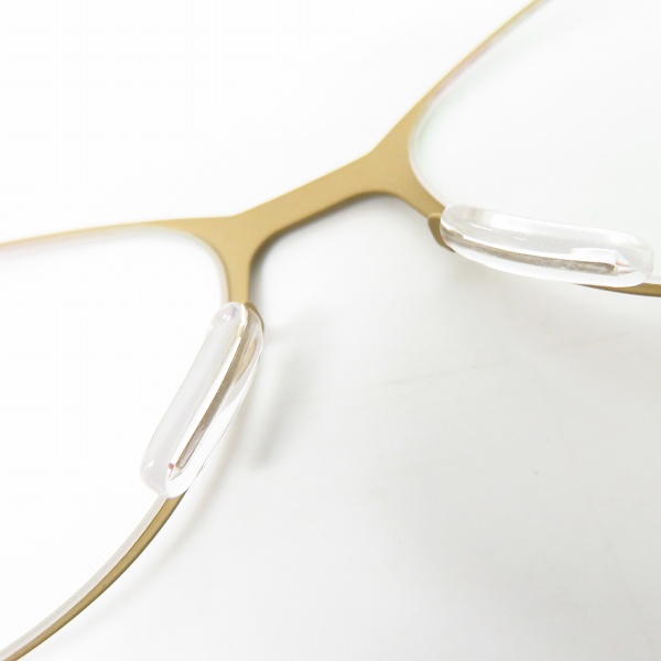 実際に弊社で買取させて頂いたic! berlin/アイシーベルリン 眼鏡/メガネフレーム/アイウェア Rossana P 863424 ブラウン系の画像 3枚目