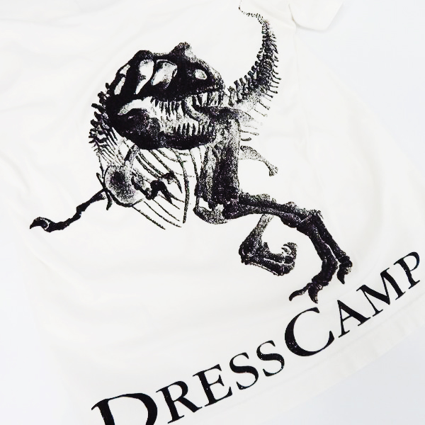 実際に弊社で買取させて頂いたDRESS CAMP/ドレスキャンプ ラメティラノサウルス カットソー 半袖Tシャツ/46の画像 9枚目