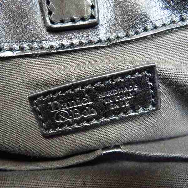 実際に弊社で買取させて頂いたDaniel&Bob/ダニエル&ボブ 2WAY レザートートバッグ ブラックの画像 3枚目