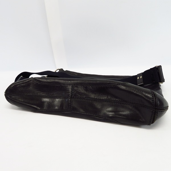 実際に弊社で買取させて頂いたDaniel&Bob/ダニエル&ボブ レザーショルダーバッグ ブラックの画像 2枚目