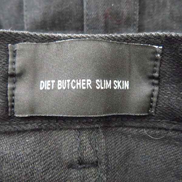 実際に弊社で買取させて頂いたDIET BUTCHER SLIM SKIN/ダイエットブッチャースリムスキン スカート付きスキニーパンツ/0の画像 4枚目