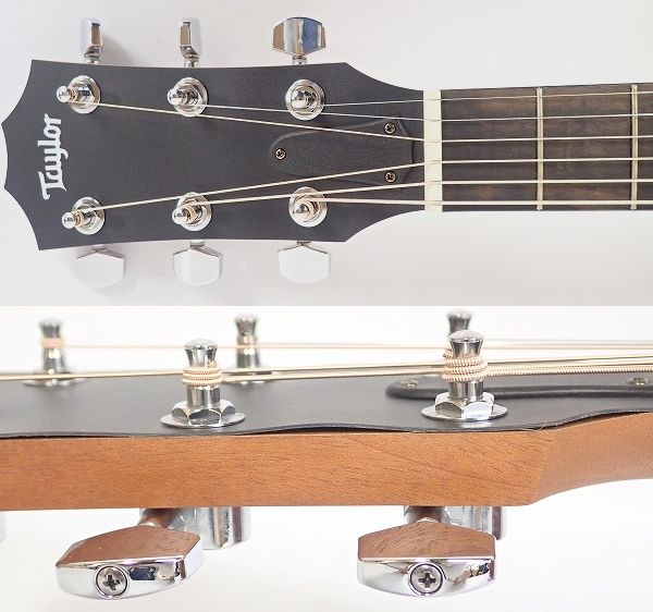 実際に弊社で買取させて頂いた★Taylor/テイラー Academy 10e/アカデミー エレアコ/アコースティックギター ギグケース付の画像 3枚目