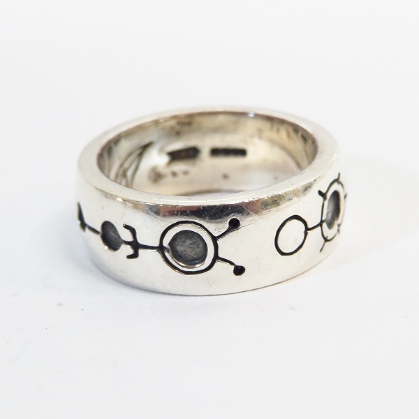 実際に弊社で買取させて頂いた【ギャラ付】CRAZY PIG/クレイジーピッグ CROP CIRCLES リング 21号の画像 1枚目