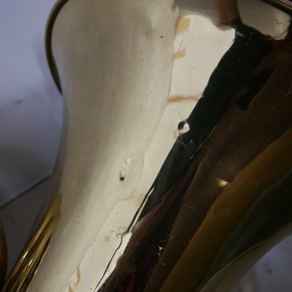 実際に弊社で買取させて頂いた★【ジャンク】YAMAHA/ヤマハ YBB-103 チューバ ハードケース付きの画像 8枚目