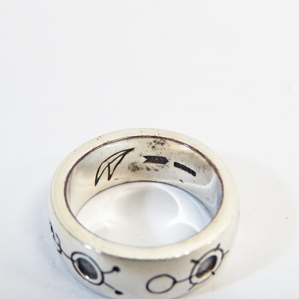 実際に弊社で買取させて頂いた【ギャラ付】CRAZY PIG/クレイジーピッグ CROP CIRCLES リング 21号の画像 4枚目