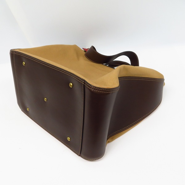 実際に弊社で買取させて頂いた【未使用】Daniel&Bob/ダニエル&ボブ CUOIO/クオイオ  レザー×キャンパス 2WAY バッグ DBF W401の画像 2枚目