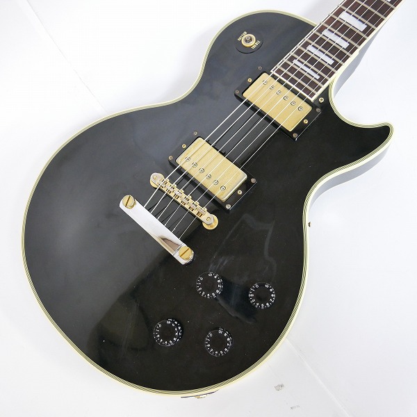 実際に弊社で買取させて頂いた★Epiphone/エピフォン Les Paul Custom/レスポール カスタム エレキギター 日本製 ソフトケース付きの画像 4枚目
