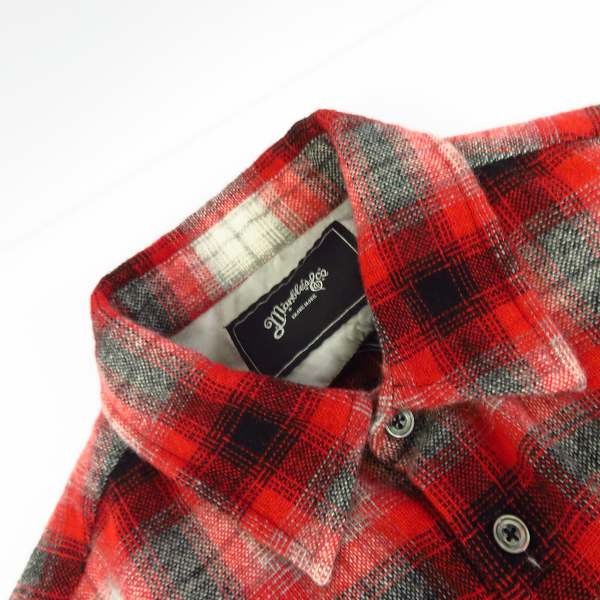 実際に弊社で買取させて頂いたMARBLES/マーブルズ 長袖シャツ チェック柄の画像 3枚目