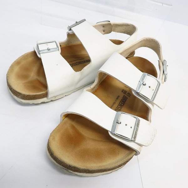 実際に弊社で買取させて頂いたBIRKENSTOCK/ビルケンシュトック Milano/ミラノ サンダル ホワイト/41