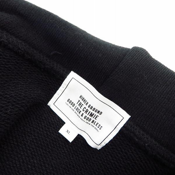 実際に弊社で買取させて頂いたTHE CRIMIE/クライミー ロゴ ジップアップパーカー/XLの画像 2枚目