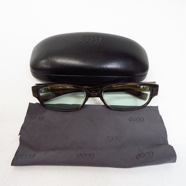 実際に弊社で買取させて頂いた999.9/フォーナインズ 度入り  フルリム カラーレンズ メガネフレーム/NP-67 136の画像 9枚目