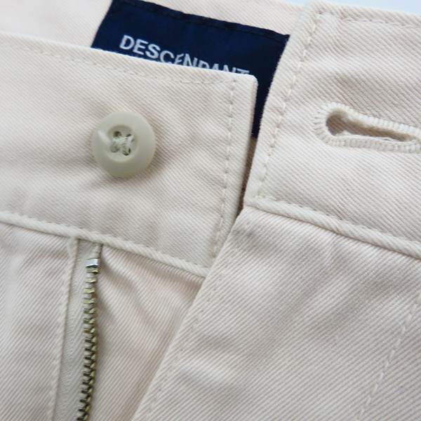 実際に弊社で買取させて頂いたDESCENDANT/ディセンダント タック コットンパンツ/1の画像 8枚目