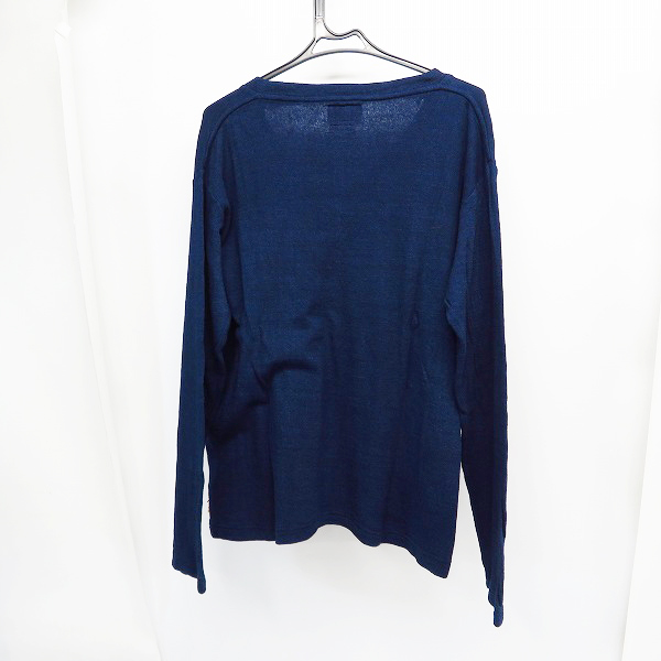 実際に弊社で買取させて頂いたBLUE BLUE/ブルーブルー Vネック ニットセーター 3の画像 1枚目
