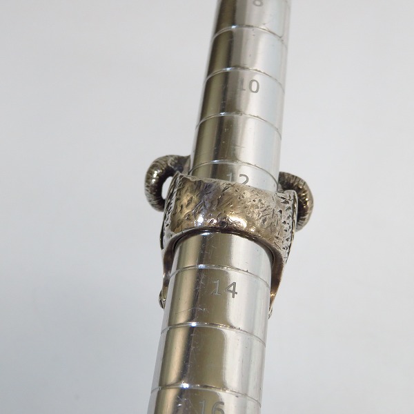 実際に弊社で買取させて頂いた【ギャラ付】CRAZY PIG/クレイジーピッグ MADMAX/マッドマックス スカル リング 13号の画像 5枚目