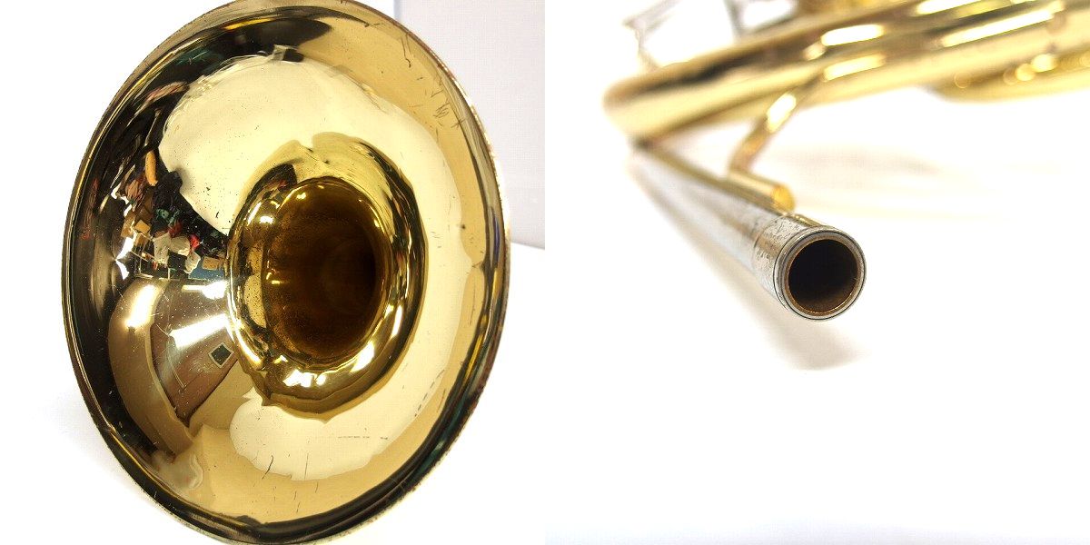 実際に弊社で買取させて頂いた★【ジャンク】YAMAHA/ヤマハ YHR321 フレンチホルン ハードケース付きの画像 2枚目