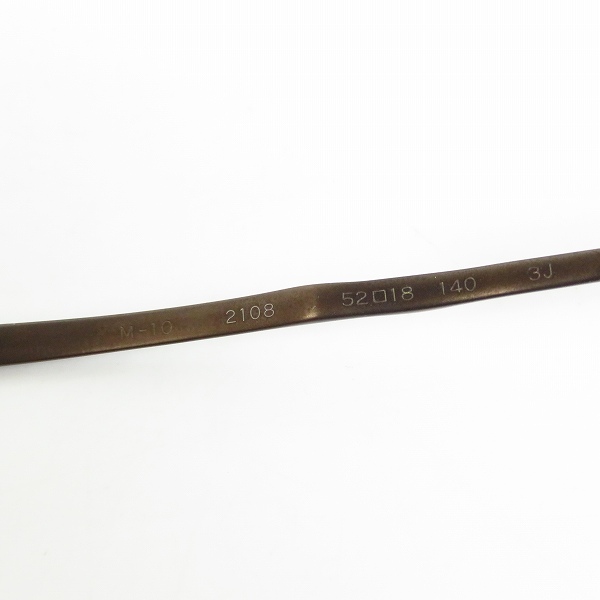 実際に弊社で買取させて頂いた999.9/フォーナインズ  度入り 眼鏡/メガネフレーム ヴィンテージモデル M-10の画像 5枚目