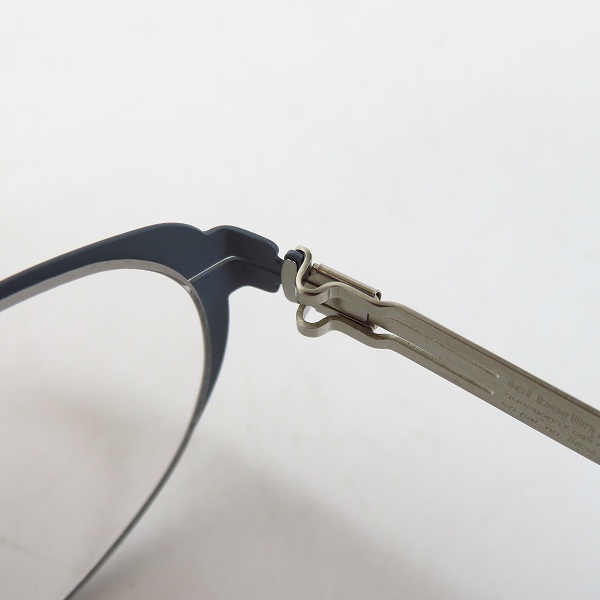 実際に弊社で買取させて頂いたic! berlin/アイシーベルリン 眼鏡/メガネフレーム/アイウェア Rossana P 863424 グレー系の画像 6枚目