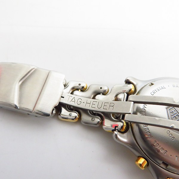 実際に弊社で買取させて頂いたTAG Heuer/タグホイヤー プロフェッショナル200 クロノグラフ クォーツ S35.006【動作未確認】の画像 4枚目